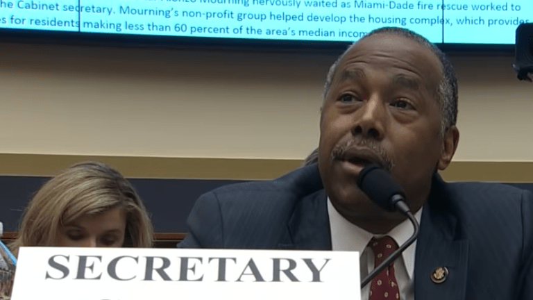 Ben Carson to the Financial Services Committee hearing: "Reclaiming my time"