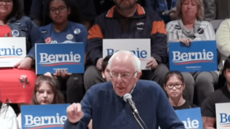 Bernie Sanders tells Black student to "respect" police officer "so that you don't get shot in the back of the head"