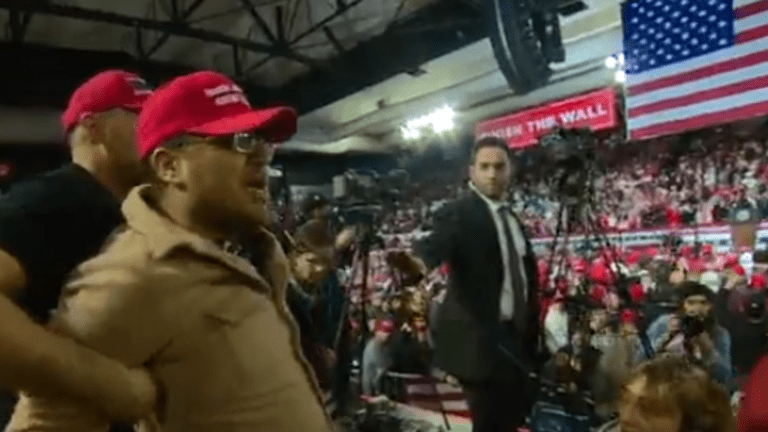 BBC cameraman attacked at Trump Rally