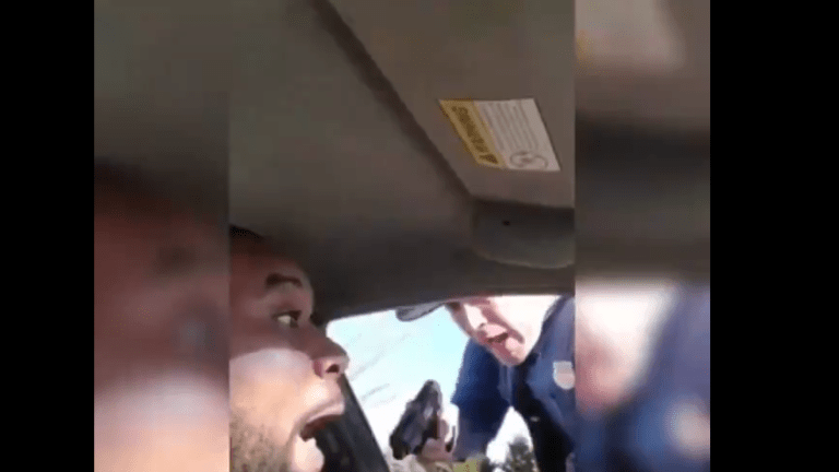 Trooper pulls gun on Black man during traffic stop