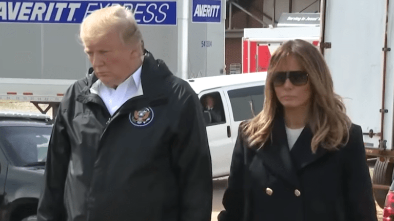 Trump accuses the media of photoshopping Melania Trump