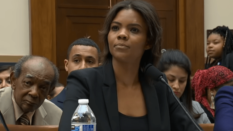 Candace Owens humiliated after recording of her Hitler comments are played during hearing