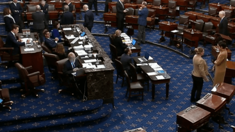 Democrats block Senate action on stimulus bill a second time